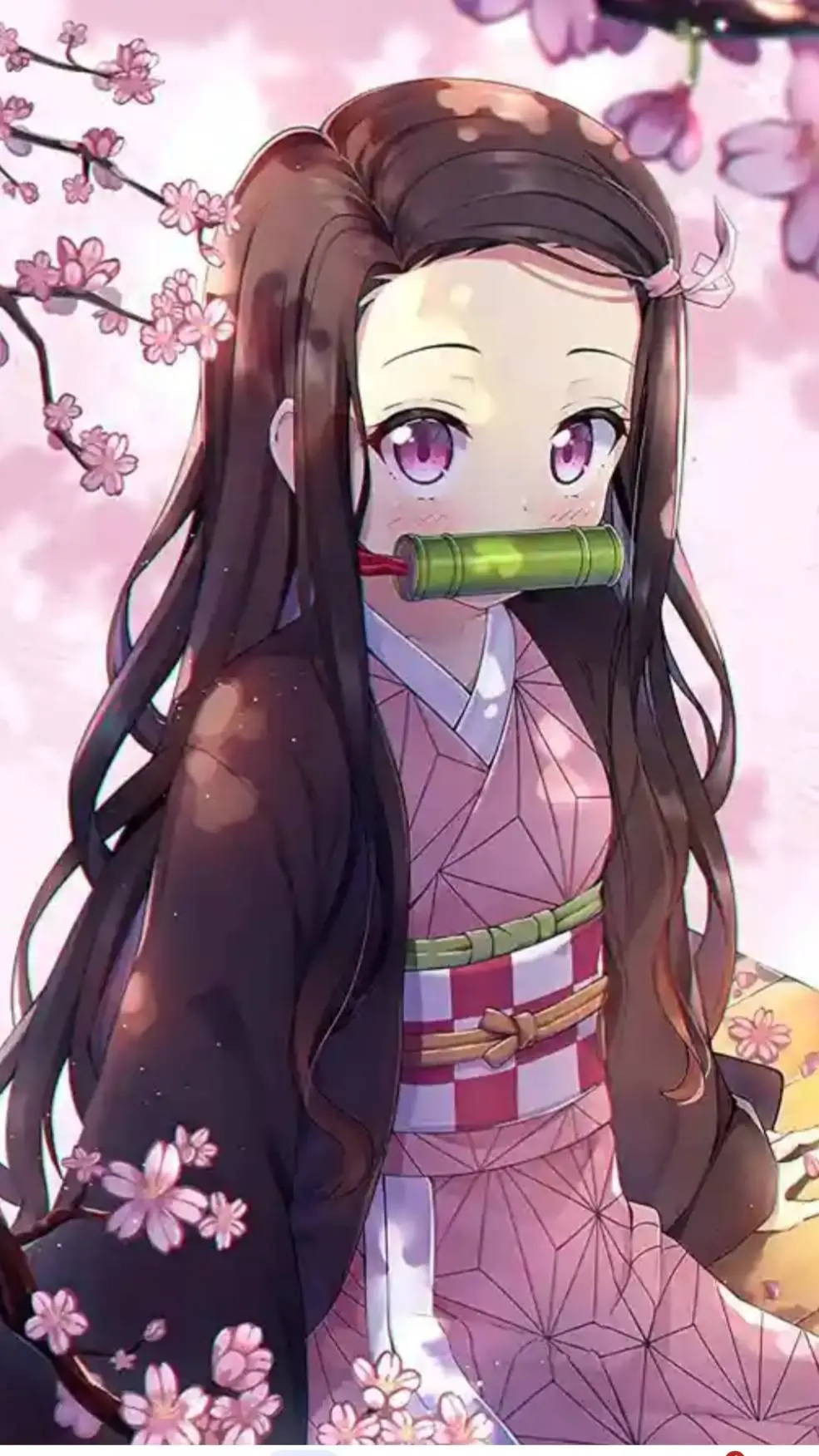 ai character: nezuko background