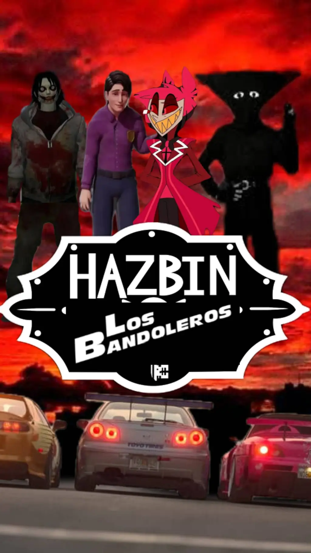 ai character: Hazbin Bandoleros  background
