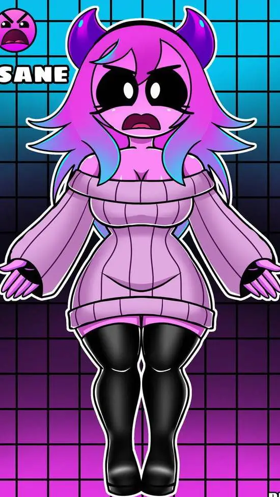 ai character: Female Insane background