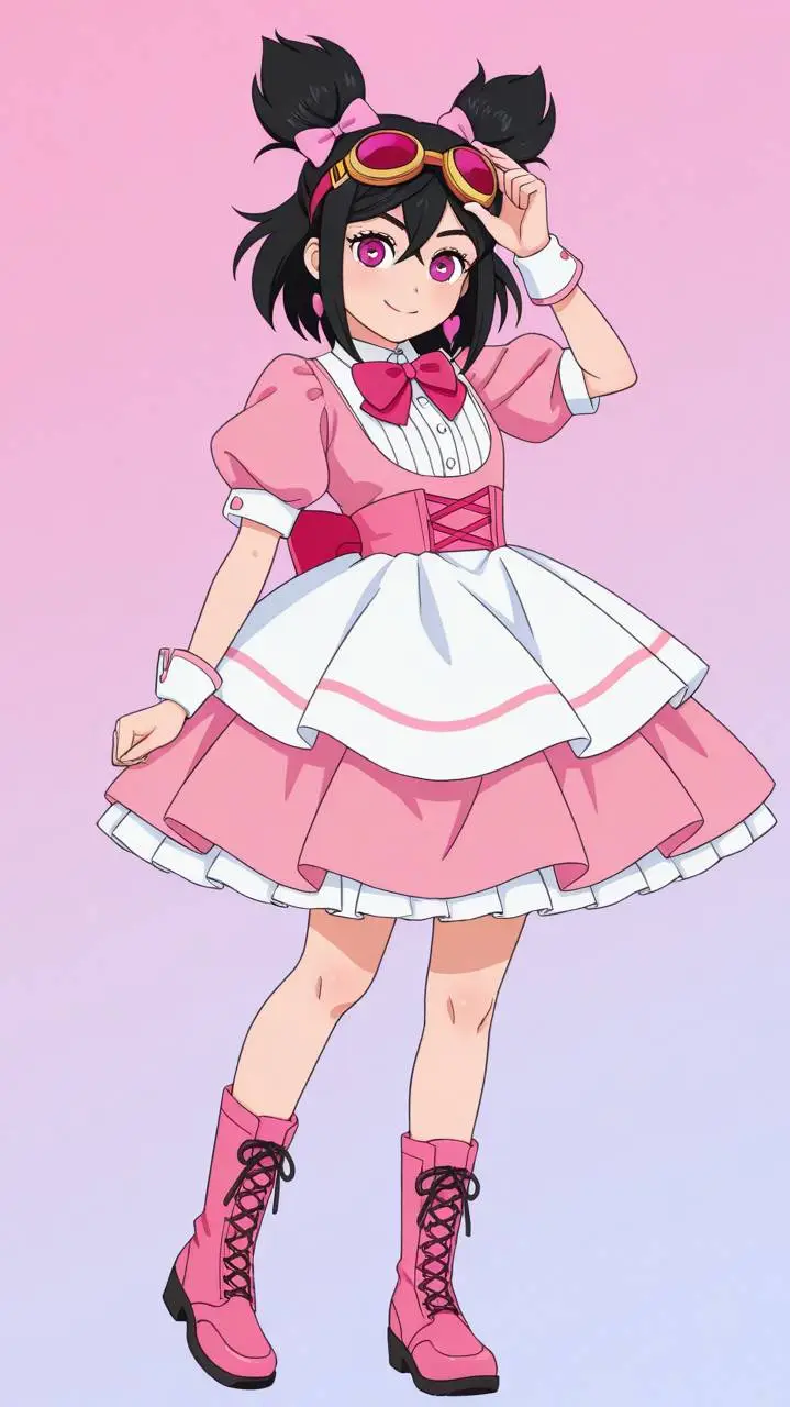 ai character:  Amira madoka  background