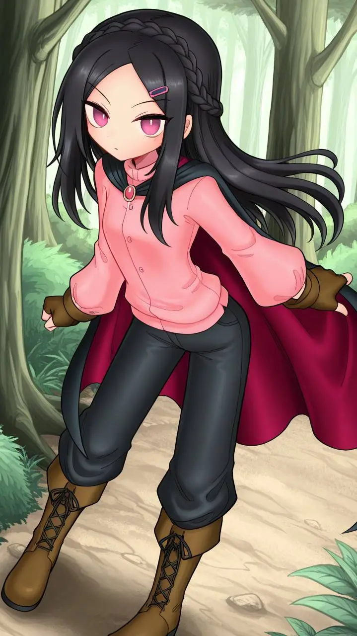 ai character: Amira Young  background