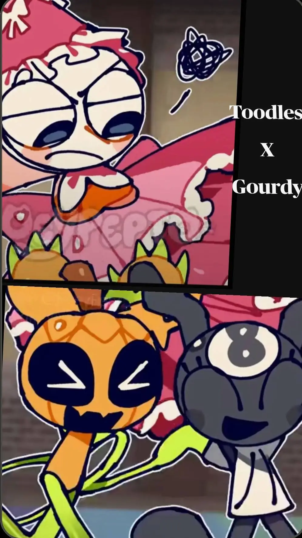 ai character: Toodles X Gourdy  background