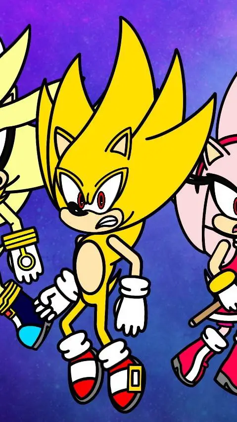 ai character: Team Super Sonic background
