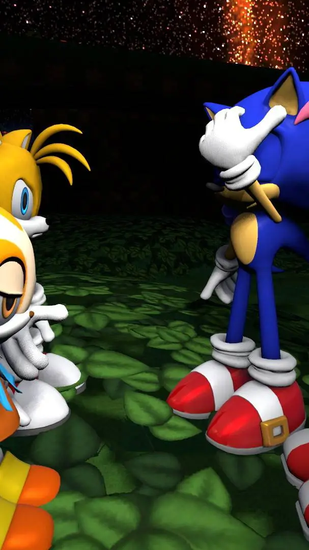 ai character: Sonic y amigos background