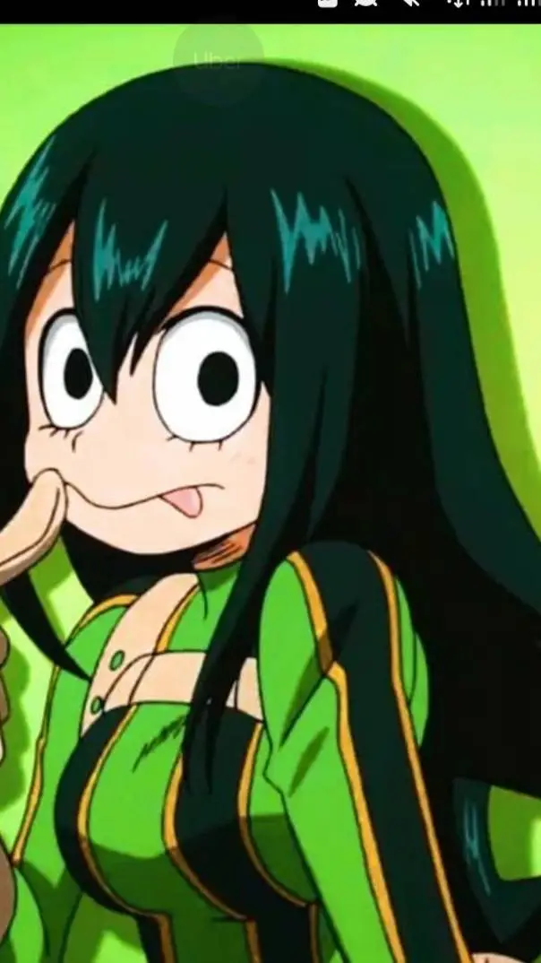ai character: tsuyu asui background