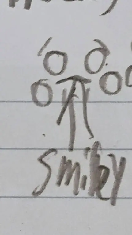 ai character: smiley  background