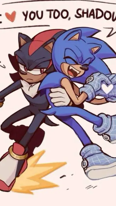 ai character: sonic x shadow <3~ background