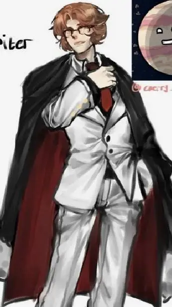 ai character: jupiter background