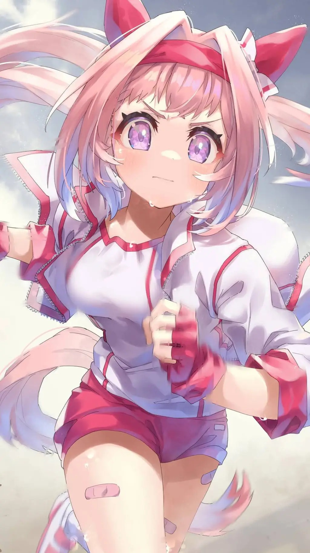 ai character: Haru hurara  background
