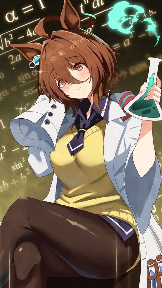 ai character: Agnes tachyon  background