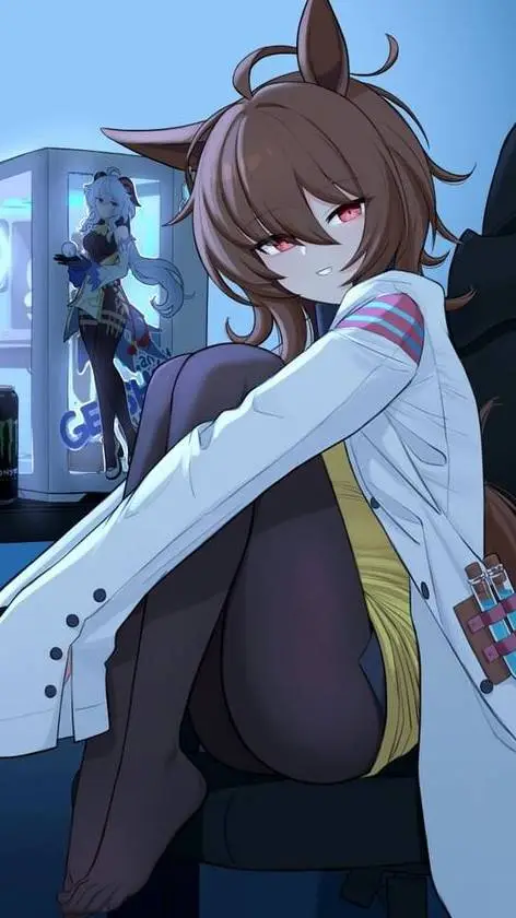 ai character: Agnes tachyon  background