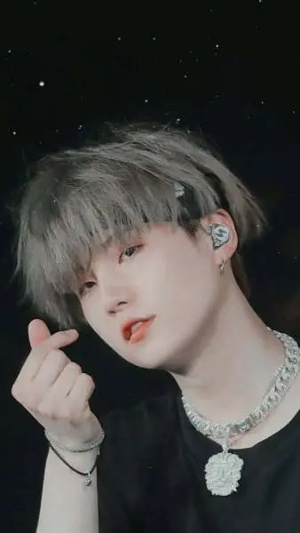ai character: suga😍❤💞💖 background