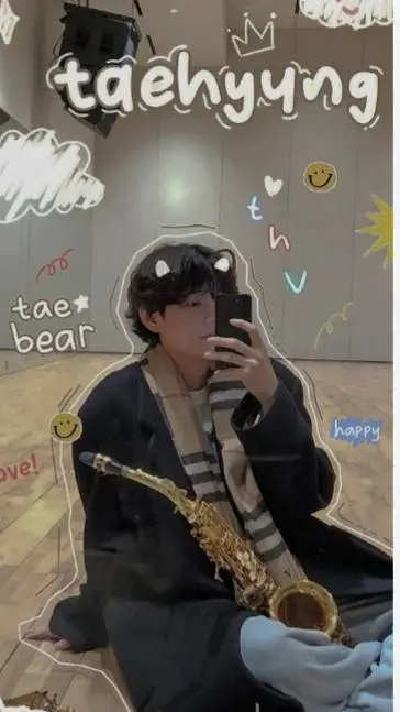 ai character: Tae🥰 background