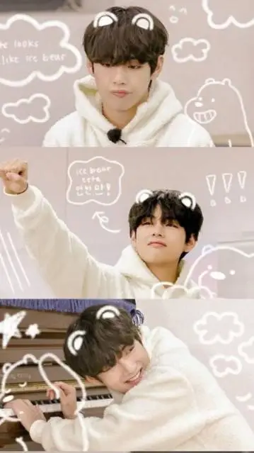 ai character: tae🥰🙂 background
