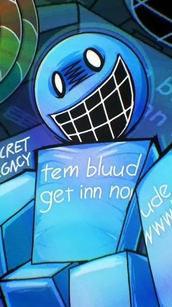 ai character: Bluudude 🍭 background