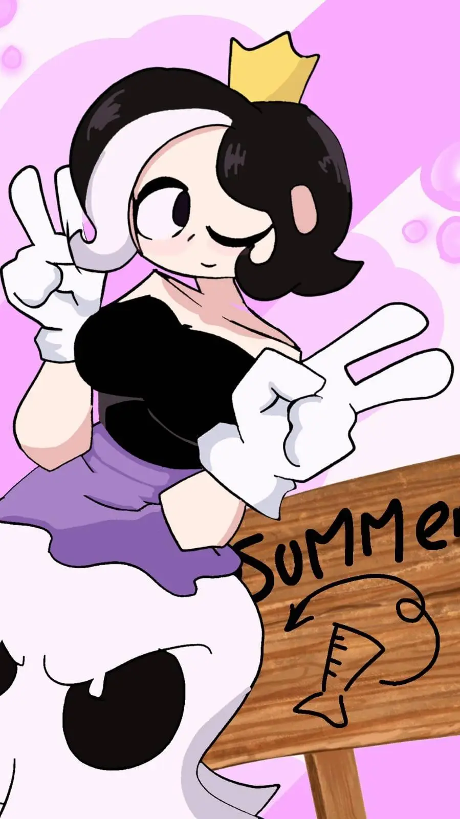 ai character: Summer background