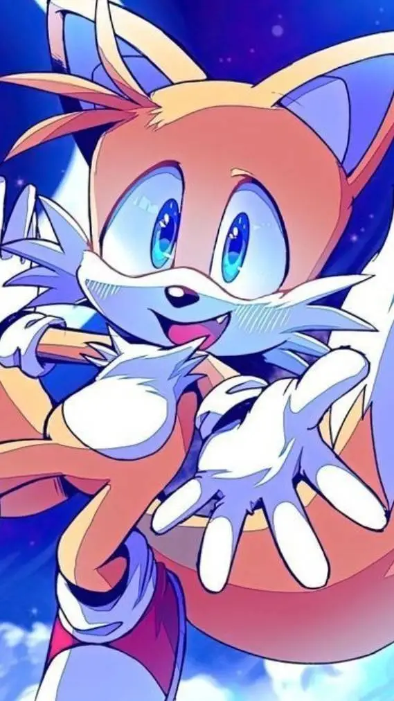 ai character: Tails Miles Prower background