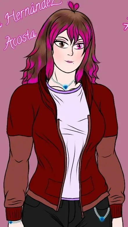 ai character: Victoria HDZ background
