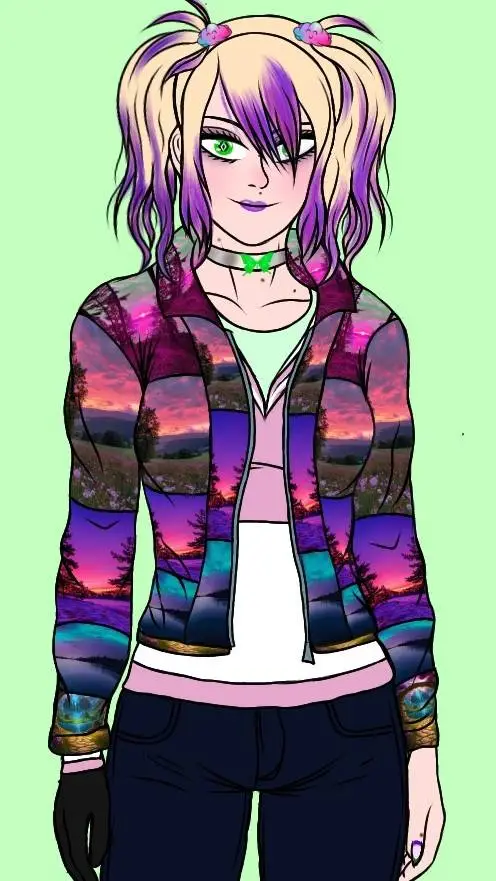 ai character: Emerald Doblotzian background