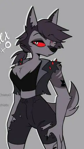 ai character: vortex girl  background