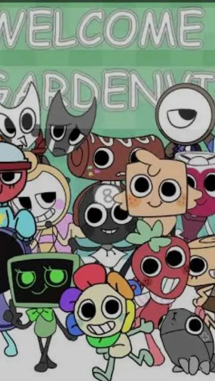 ai character: •.Dandy World.• background