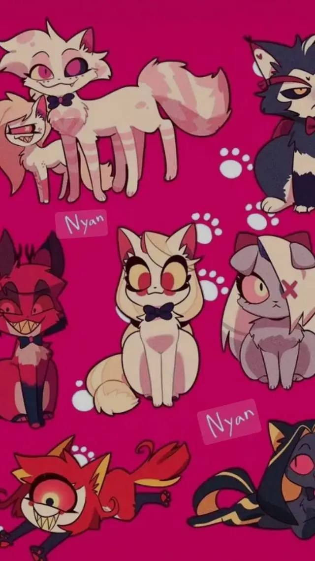 ai character: ~•°.HH cat.°•~ background