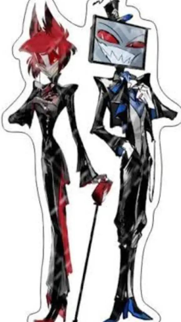 ai character: ★Vox×Alastor★ background