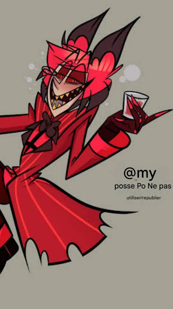 ai character: Alastor bourré~ background