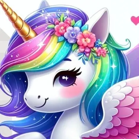 chat with ai character: unicorn friends :)