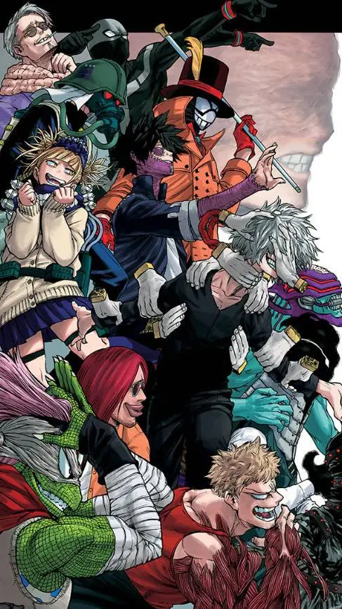 ai character: League of villains background
