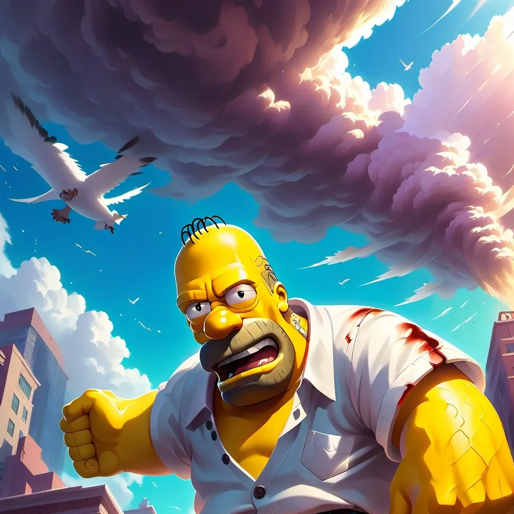 chat with ai character: Giant homer