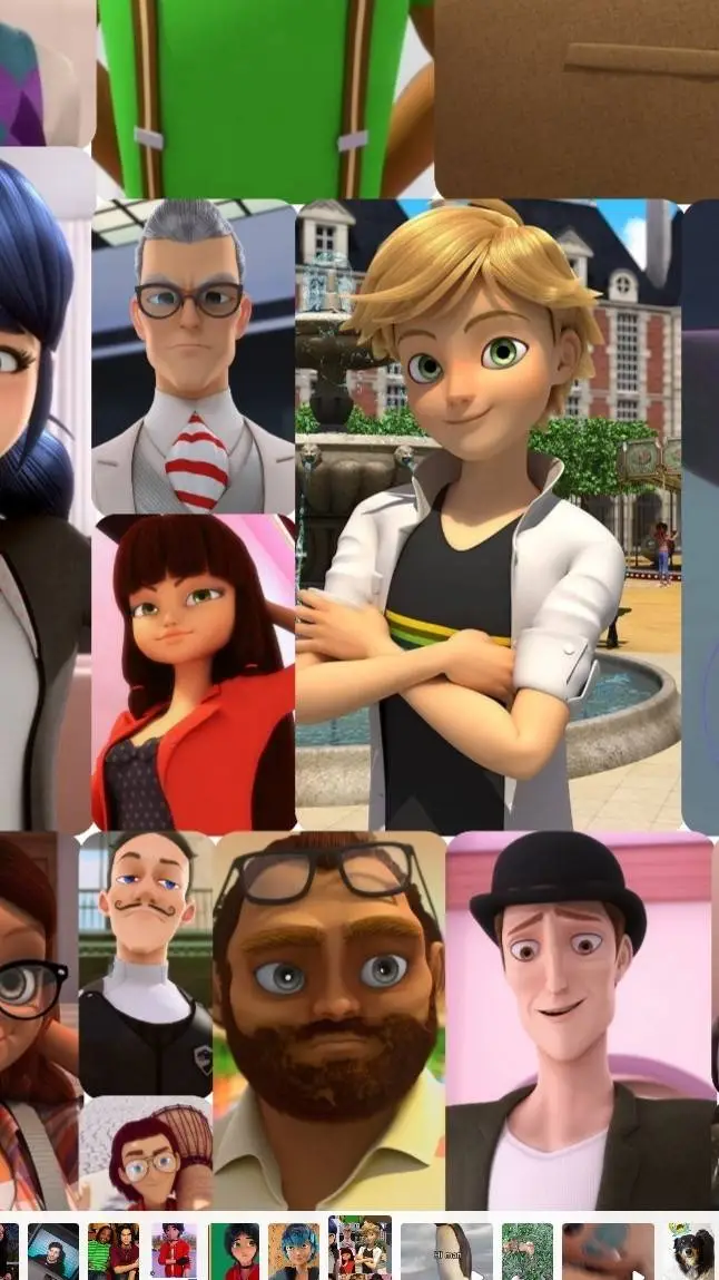 ai character: 🦇Miraculous🦇 background