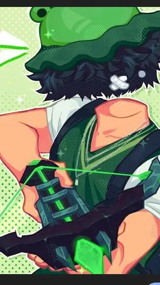 ai character: Ahlewis💚 background