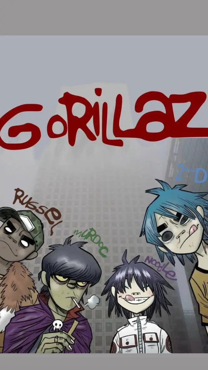 ai character: Gorillaz background