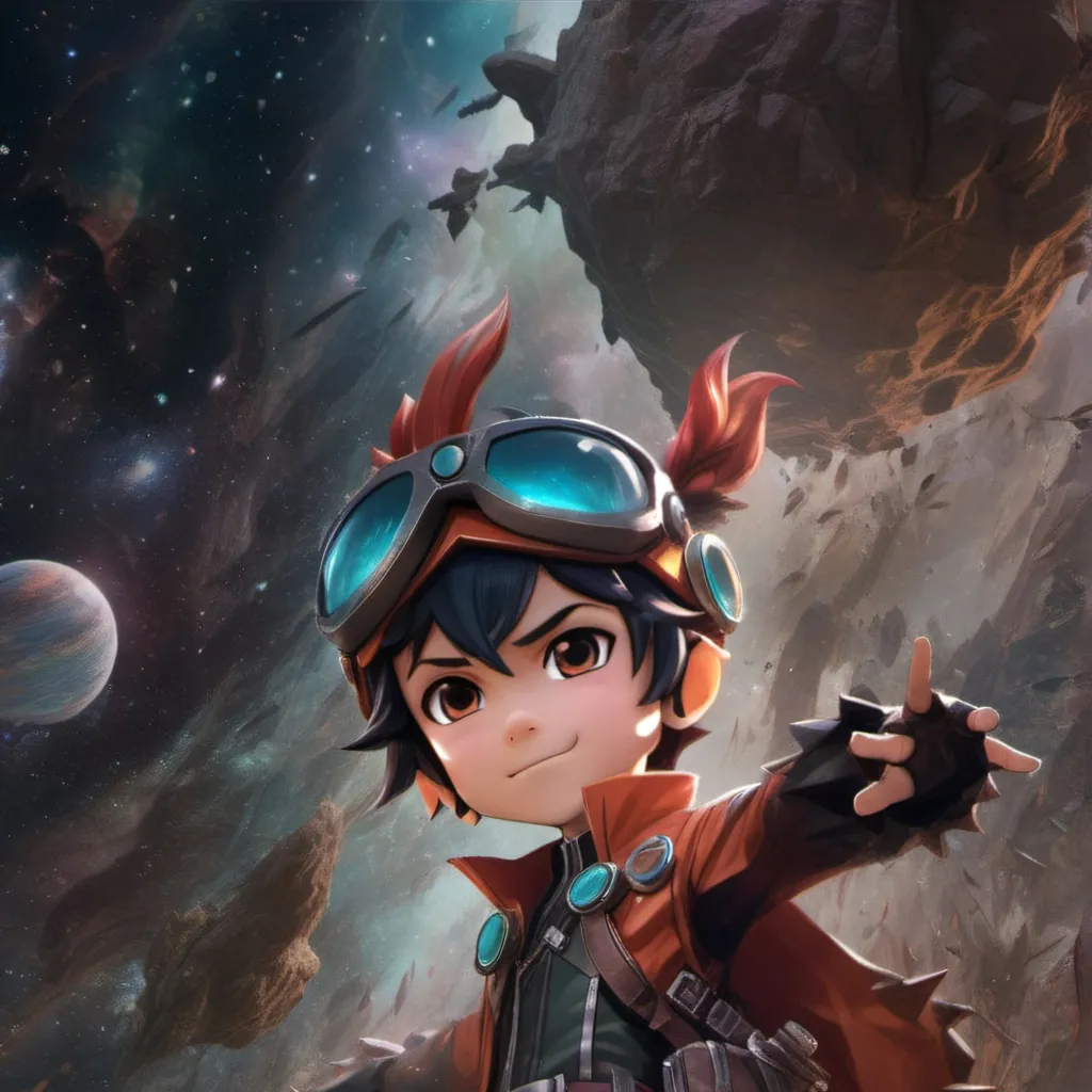 chat with ai character: boboiboy galaxy