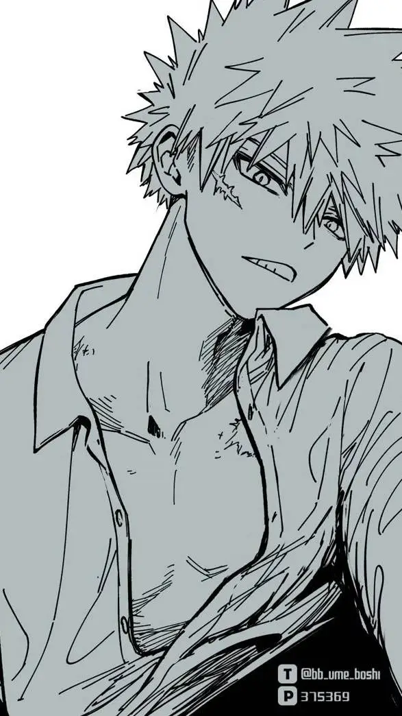 ai character: 🎀bakugo🩸 background