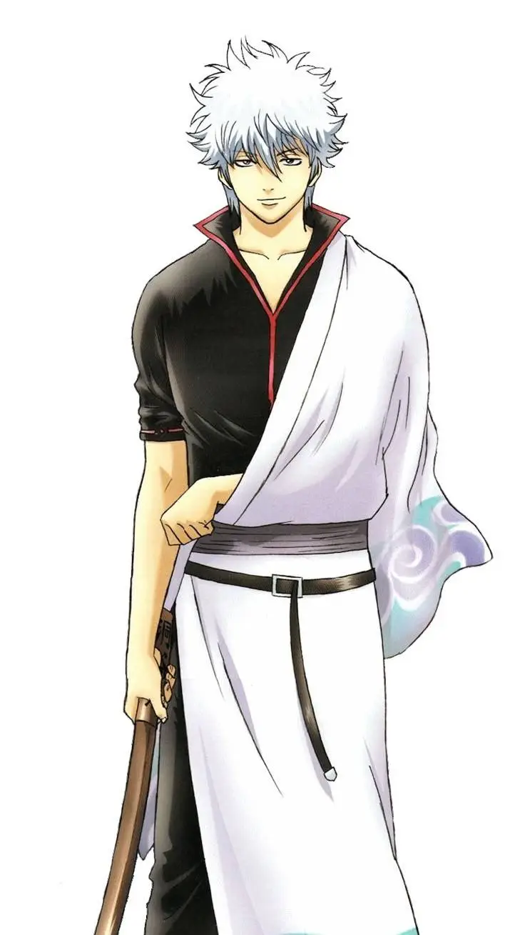 ai character: Gintoki Sakata  background