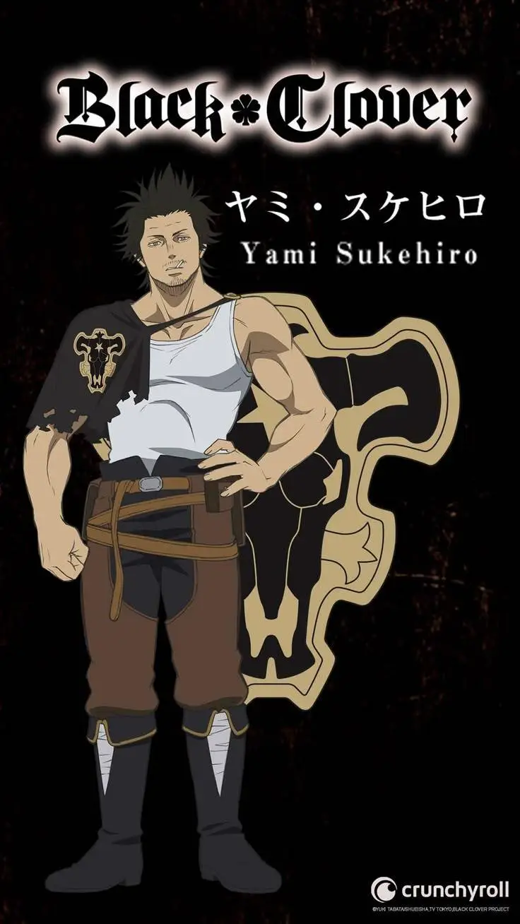 ai character: Black Clover -Yami background