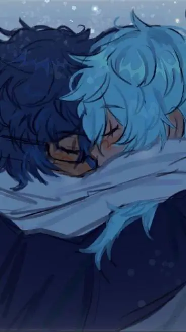 ai character: Urano x neptuno🩵💙💍 background
