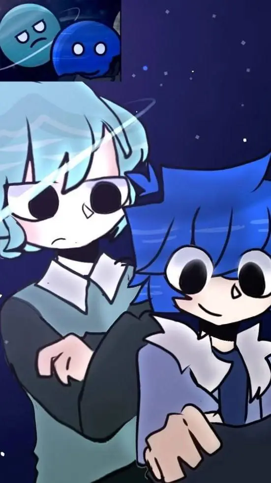 ai character: Saturno x Júpiter background