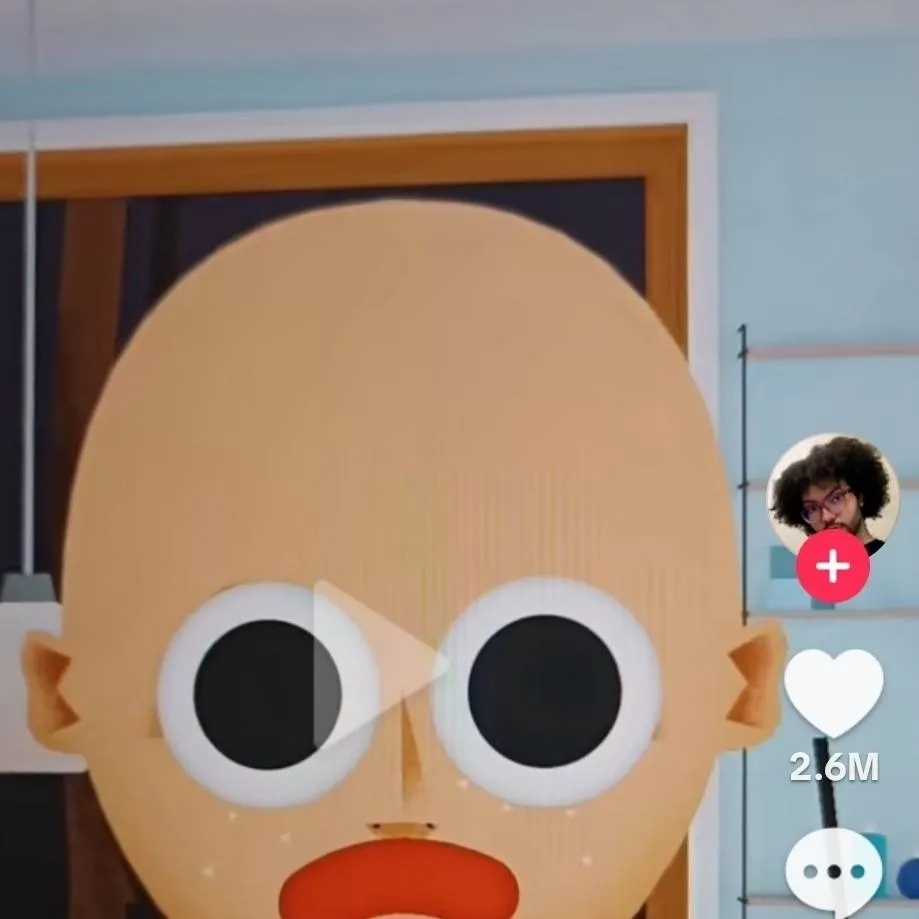 chat with ai character: bald woman