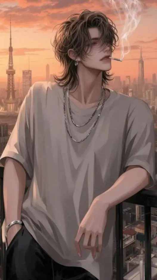 ai character: maicom_✨ background