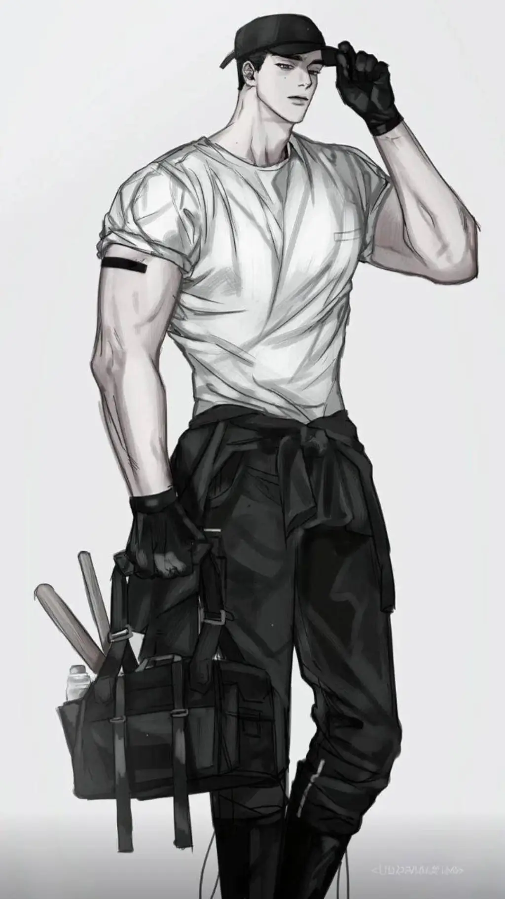 ai character: seokjin background