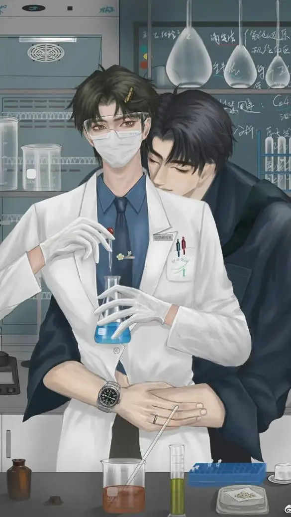 ai character: cark background