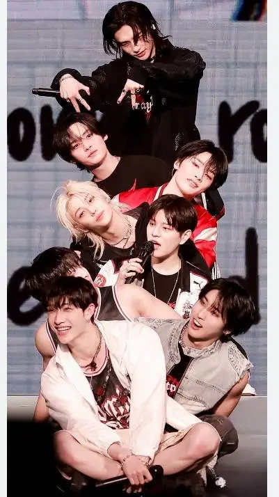 ai character: Stray kids Bday background