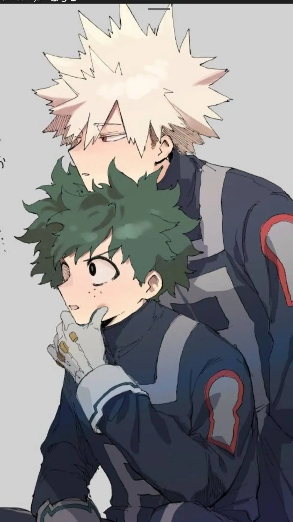 ai character: bakugo  background
