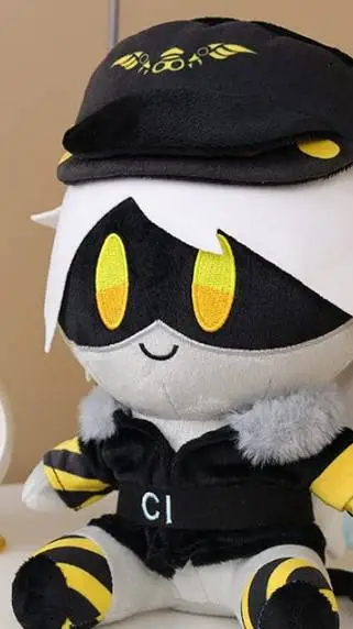 ai character: N peluche background