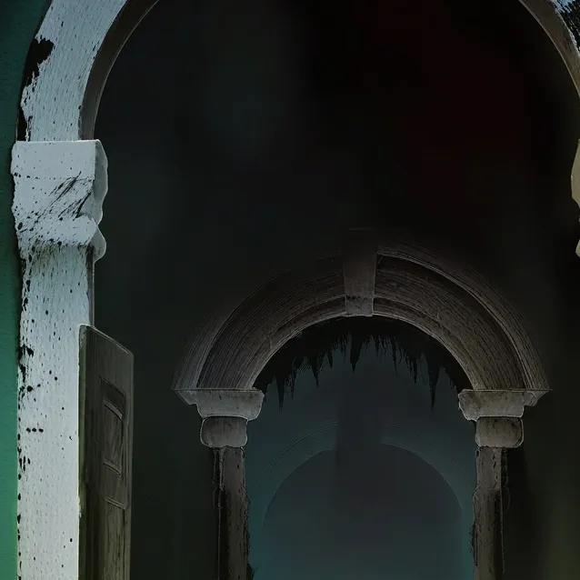 chat with ai character: haunted house.....