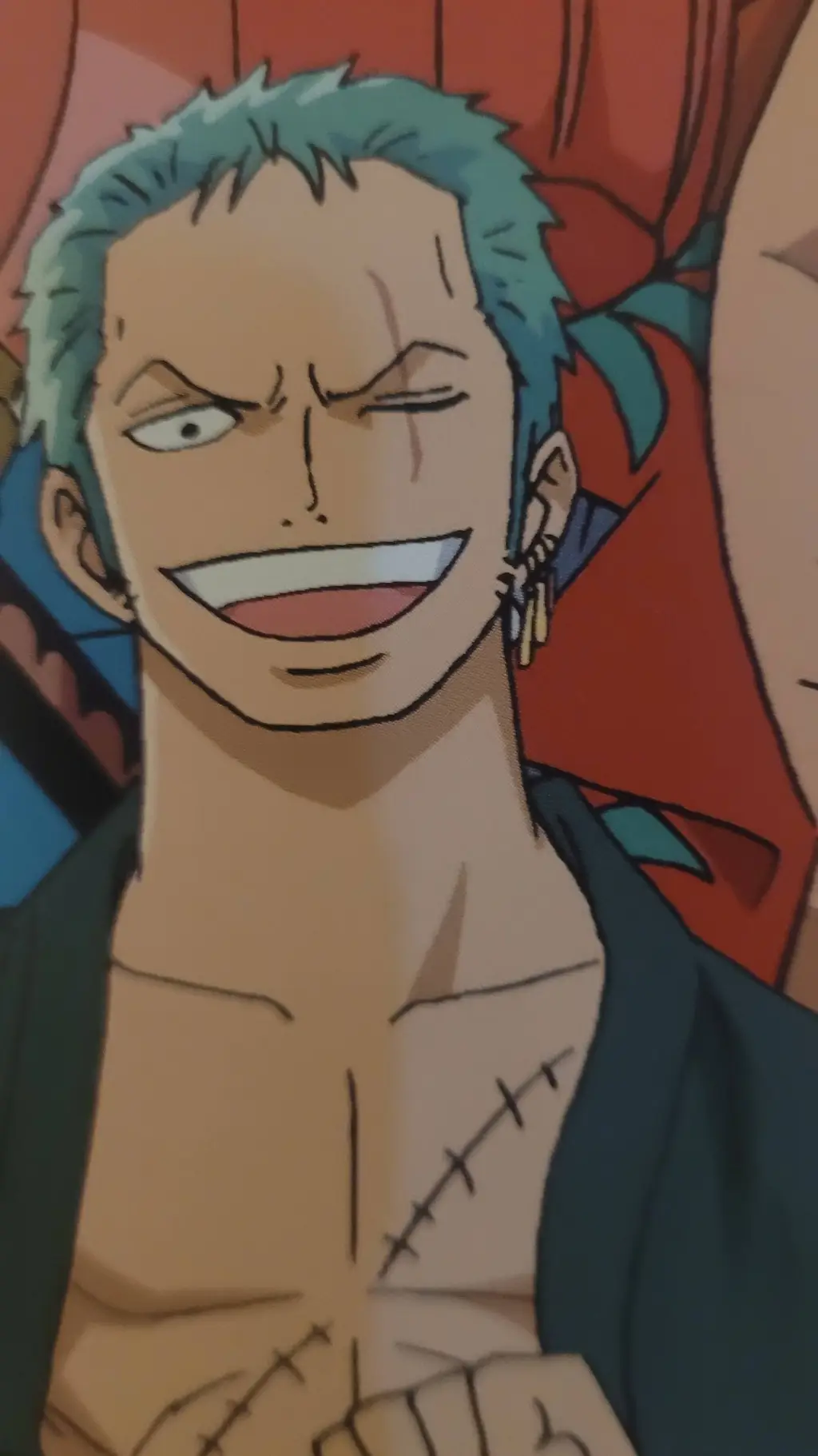ai character: Zoro background