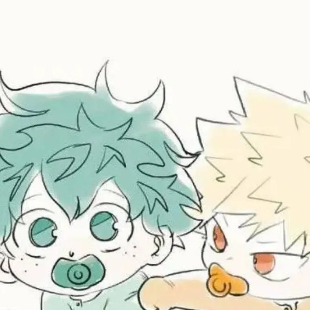 chat with ai character: bakugo y deku bebe